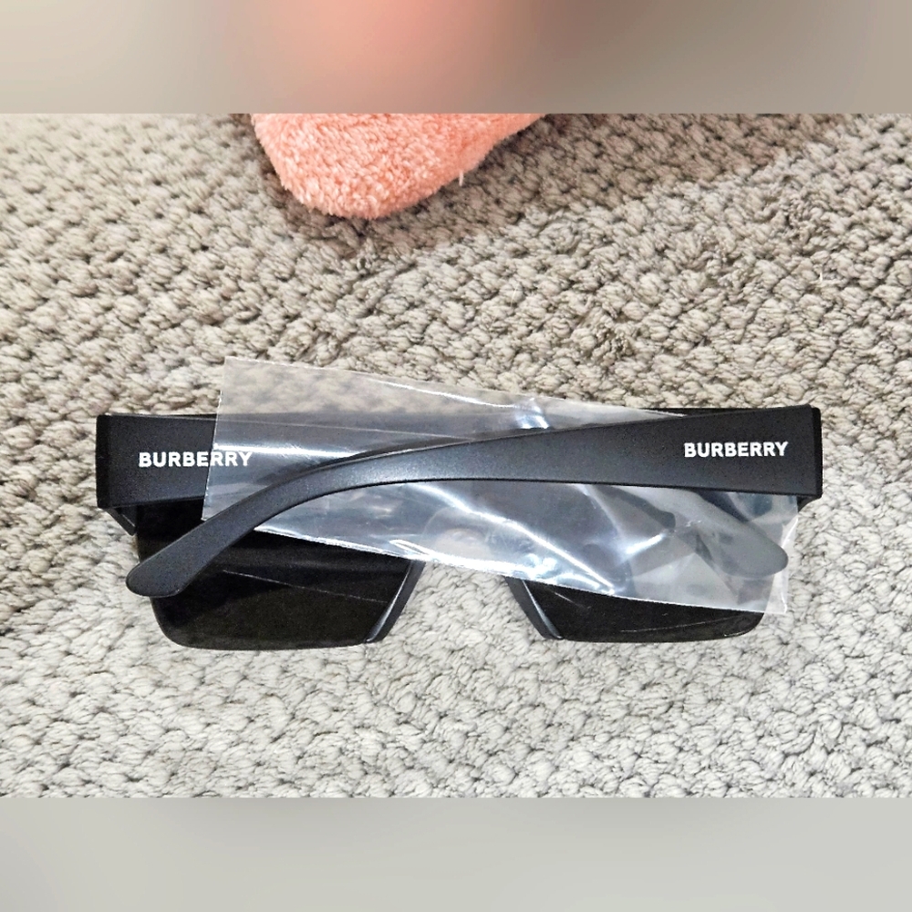 $314 NEW Burberry BE4291 - 3464 LOGO Shield Sunglasses in Mirror Lens - Picture 7 of 15